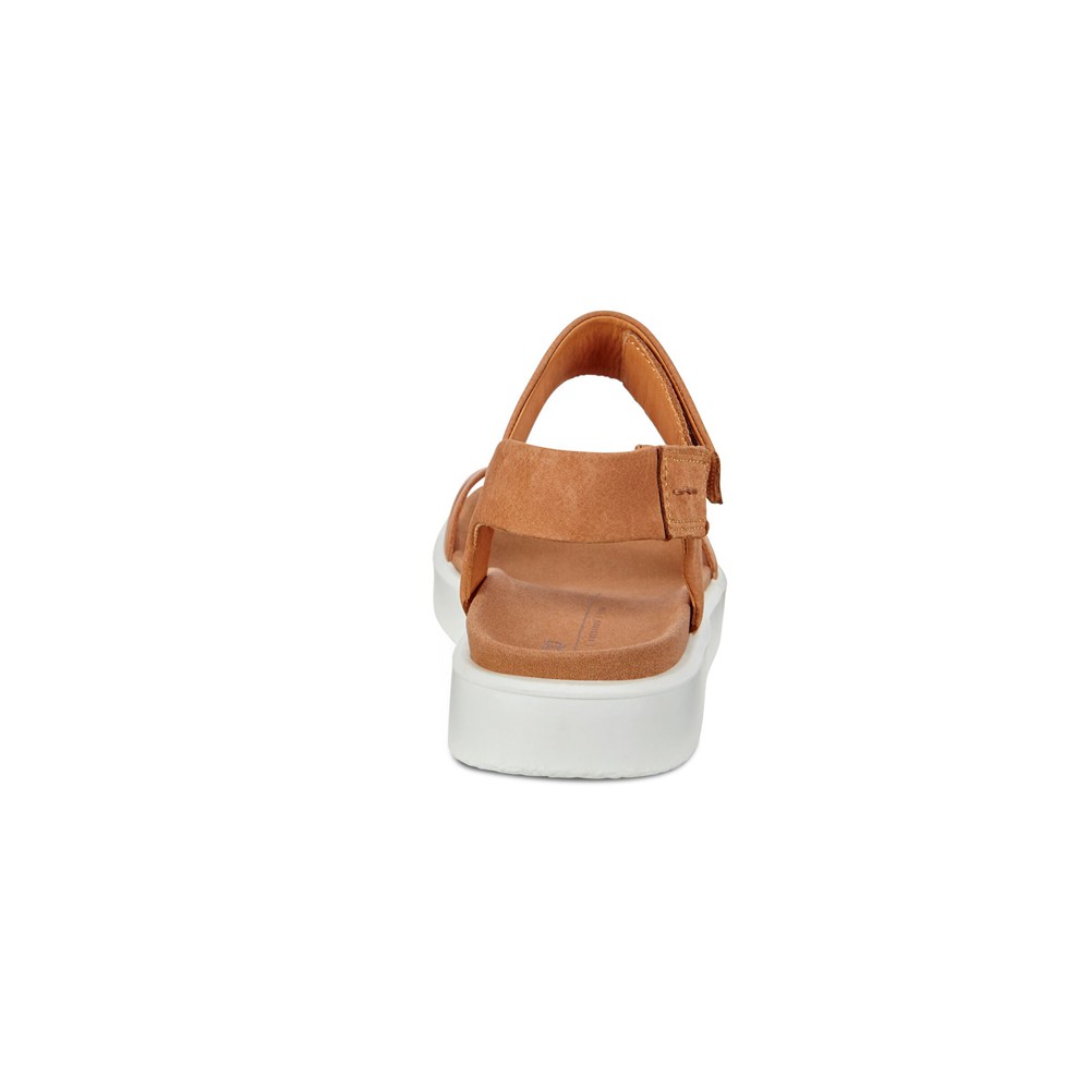 Sandalias Mujer - ECCO Flowt Flat - Marrom - TCU247839